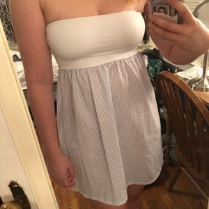 Seersucker dress / bikini cover up